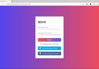 Source Code Form Login Ungu Gradient HTML CSS