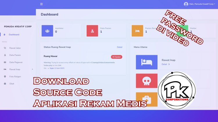 Download Source Code Aplikasi Rekam Medis