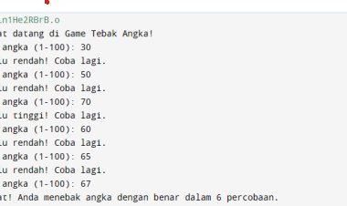 Membuat Game Tebak Angka Menggunakan C++